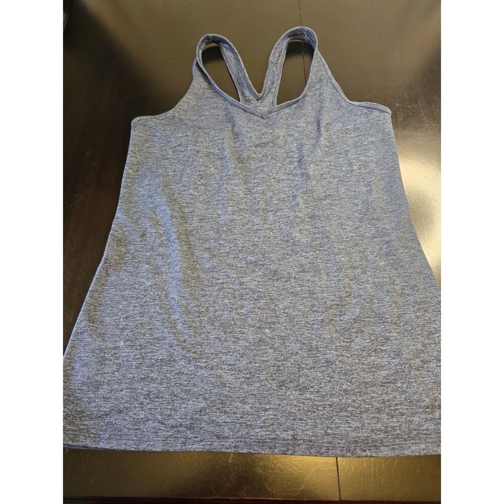 Patagonia Women's Blue Heathered Cutaway Racerback Tank Top - SizeSmall